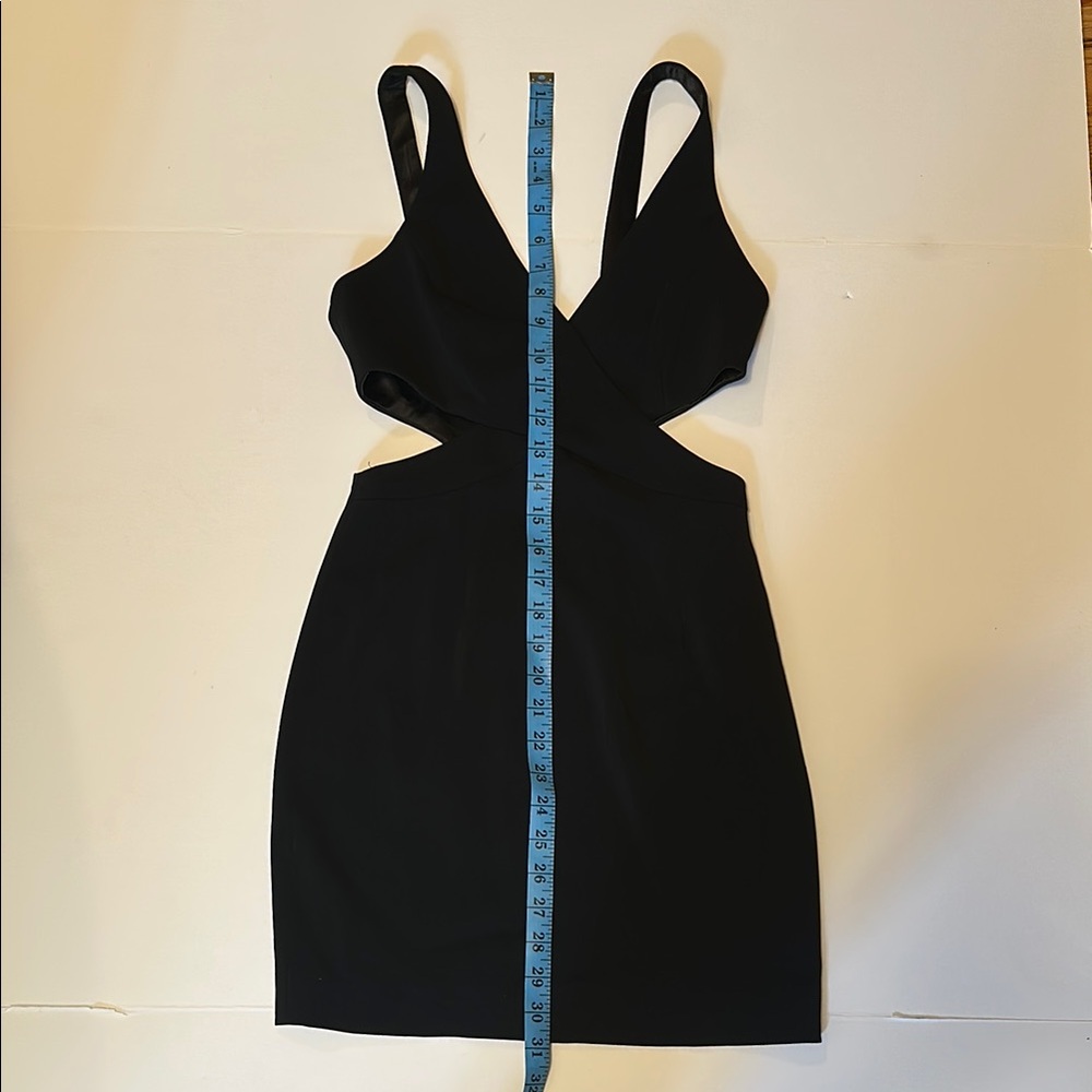 Elegant Black Cut-Out Dress
